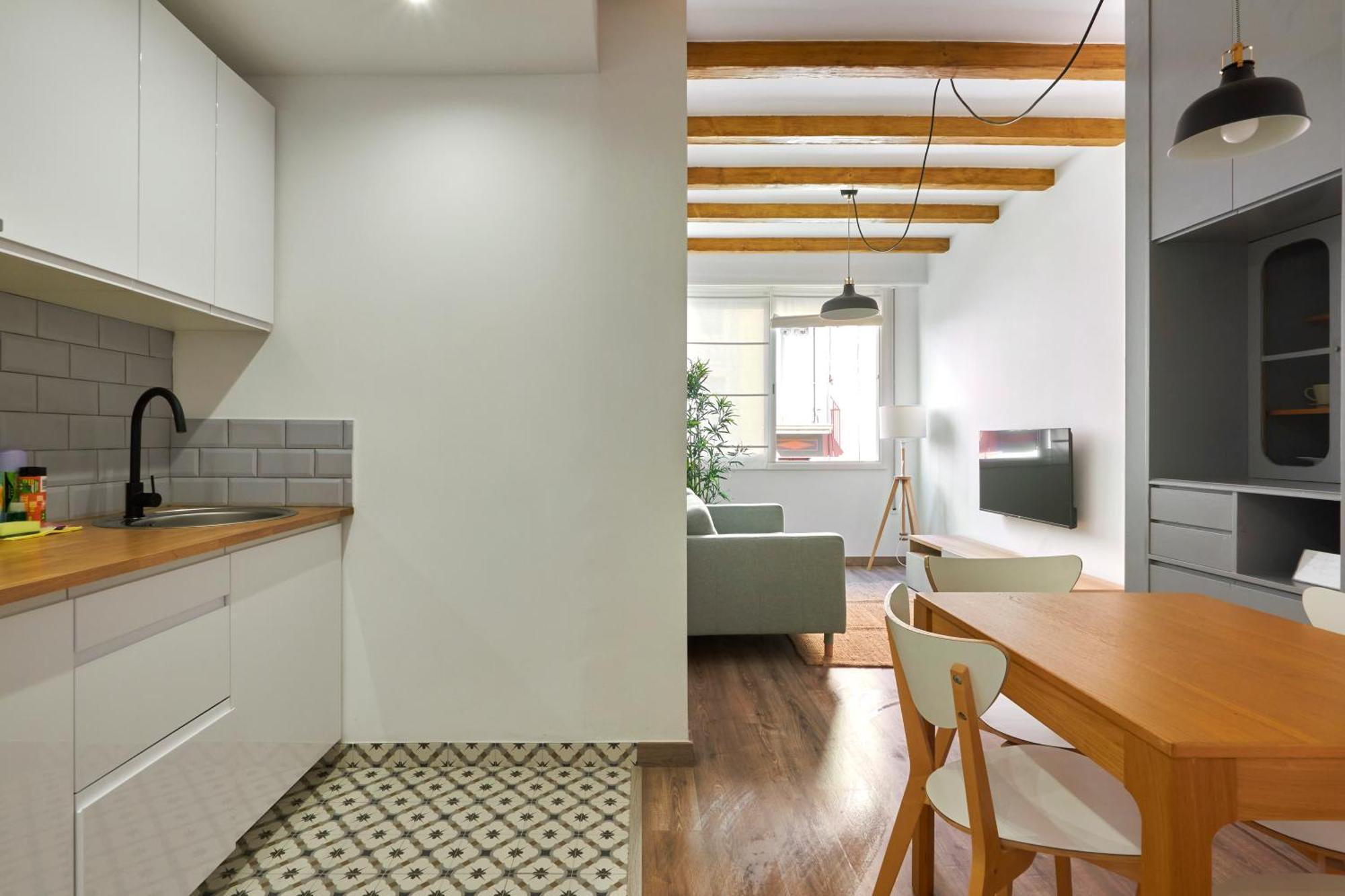Ol Cute Apartment In Quiet Olivera St Barcelona Bagian luar foto