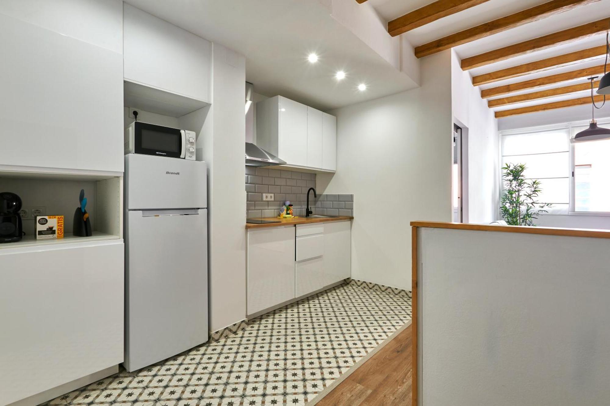 Ol Cute Apartment In Quiet Olivera St Barcelona Bagian luar foto